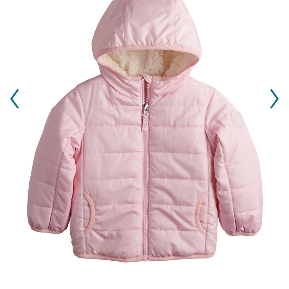 Zero Xposur Toddler Girls Pink coat